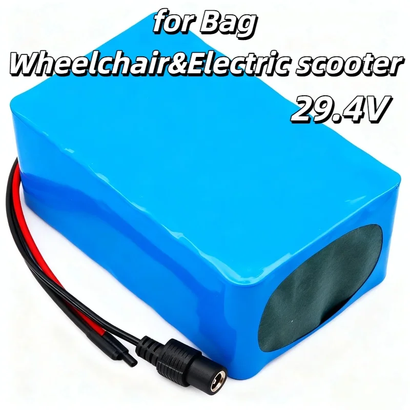 24V 10Ah (29.4V) 7S5P Lithium Ion Battery Pack – 250W Reliable Power Supply with Charger for Bag Wheelchair & Scooter
24V 10Ah (29.4V) 7S5P Lithium Ion Battery Pack – 250W Reliable Power Supply with Charger for Bag Wheelchair & Scooter