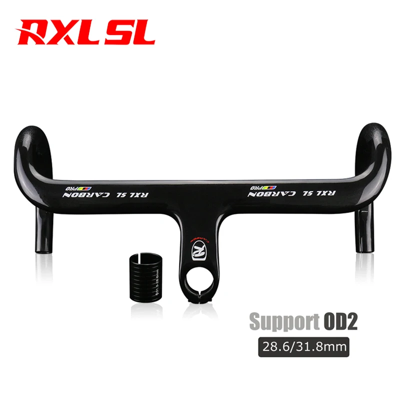 RXL Carbon Road Bicycle Handlebar with Stem, Internal Routing Handle Bar, UD Matte, Glossy, 28.6, 31.8
RXL Carbon Road Bicycle Handlebar with Stem, Internal Routing Handle Bar, UD Matte, Glossy, 28.6, 31.8