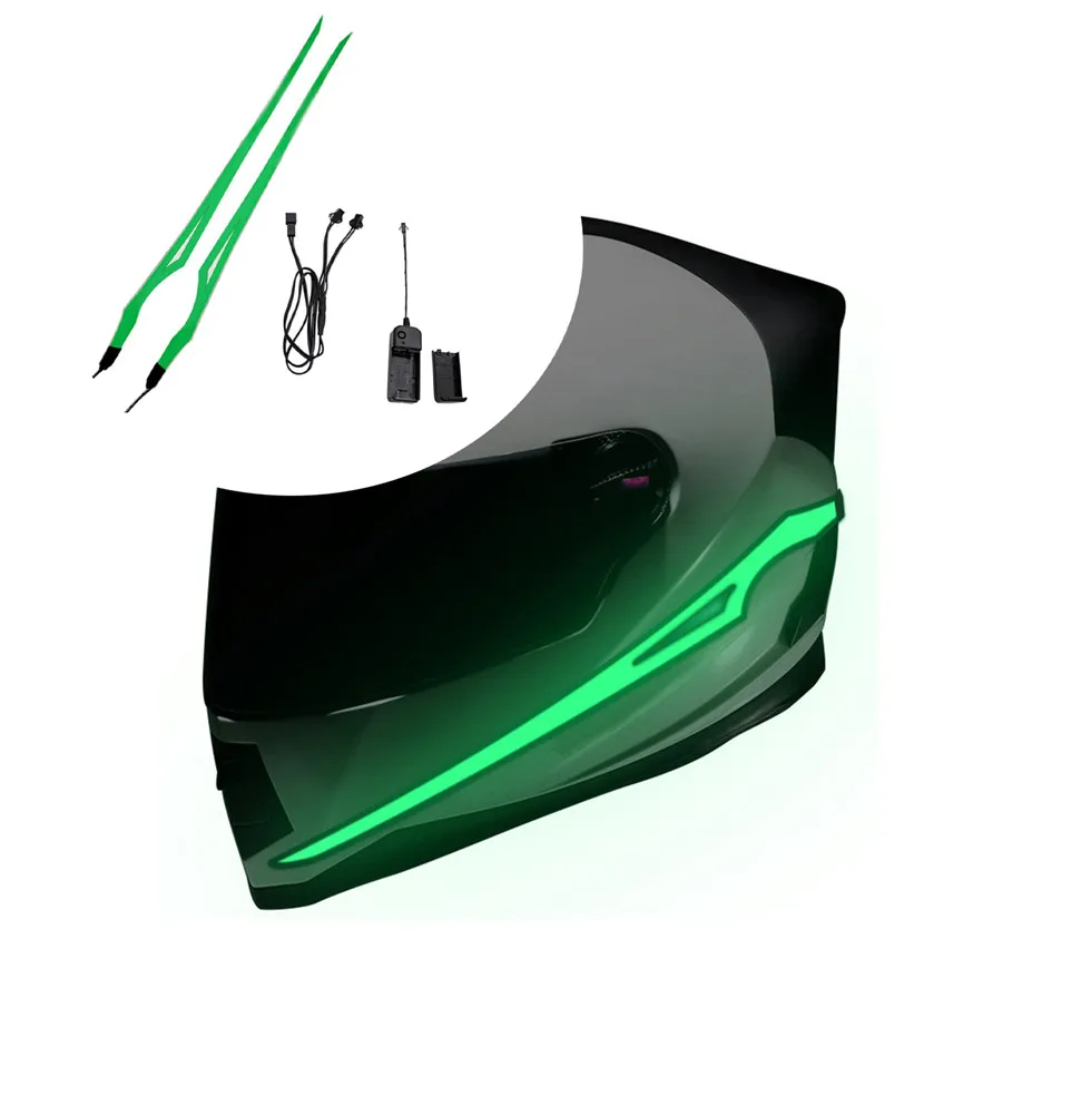 Motorcycle Helmet Light Strip LED Light Strips Sticker 3 Modes 2 AA Battery Operated Riding Signal Helmet Light Strip Green
Motorcycle Helmet Light Strip LED Light Strips Sticker 3 Modes 2 AA Battery Operated Riding Signal Helmet Light Strip Green