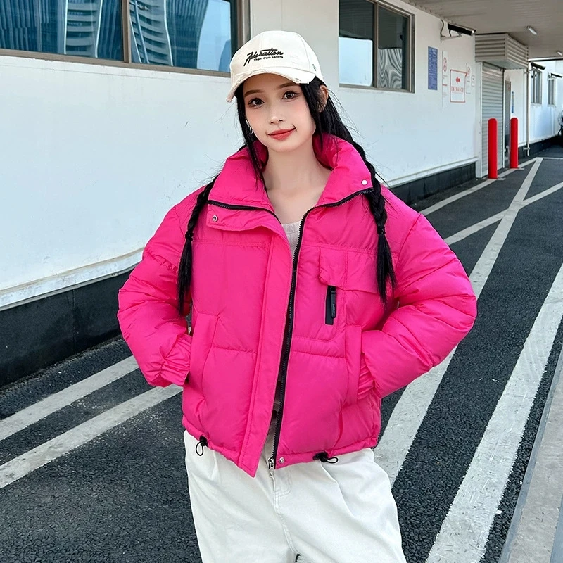 2025 New Cotton Clothes Women's Winter Short Loose Thick Stand Up Collar Coat Trendy Parkas
2025 New Cotton Clothes Women's Winter Short Loose Thick Stand Up Collar Coat Trendy Parkas