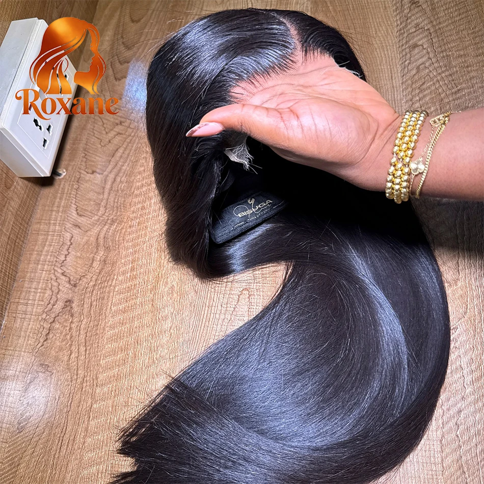 Roxane 220Density Straight 13x6 Transparent Lace Front Human Hair Wig Invisible 13x4 HD Lace Melt Skin Lace Front Wig 30 40 Inch
Roxane 220Density Straight 13x6 Transparent Lace Front Human Hair Wig Invisible 13x4 HD Lace Melt Skin Lace Front Wig 30 40 Inch