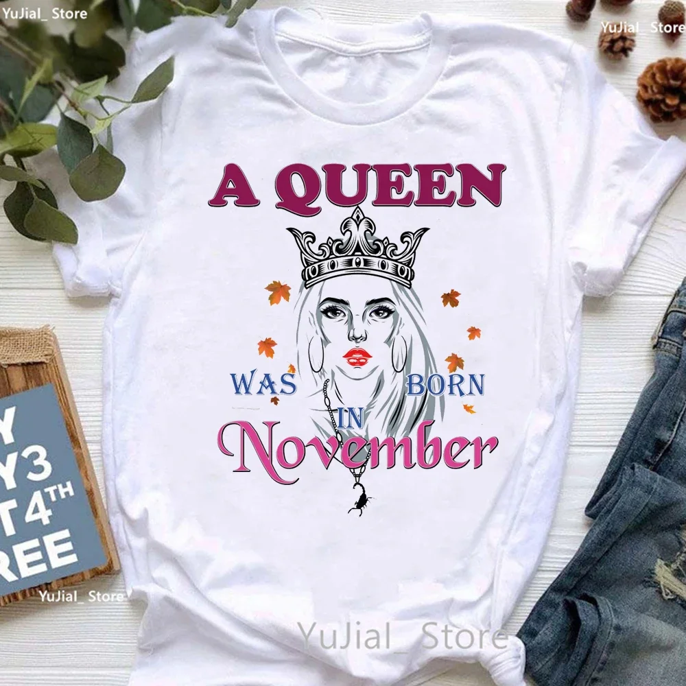 2024 November Girl Graphic Print T Shirt Women Birthday Gift Tshirt Female Harajuku Shirt Summer Fashion Tops Tee Shirt Femme
2024 November Girl Graphic Print T Shirt Women Birthday Gift Tshirt Female Harajuku Shirt Summer Fashion Tops Tee Shirt Femme
