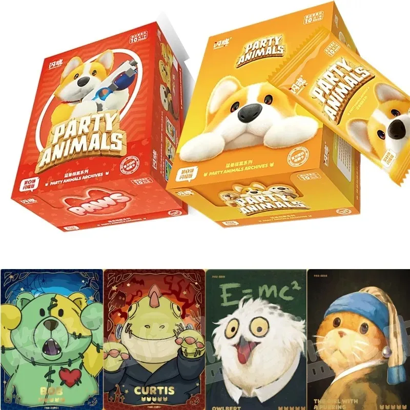 SHININGSOUL Party Animals Beast Files Series Collectible Trading Cards Volume 2 Glitter Edition Game Peripherals Cards Toy Gifts
SHININGSOUL Party Animals Beast Files Series Collectible Trading Cards Volume 2 Glitter Edition Game Peripherals Cards Toy Gifts