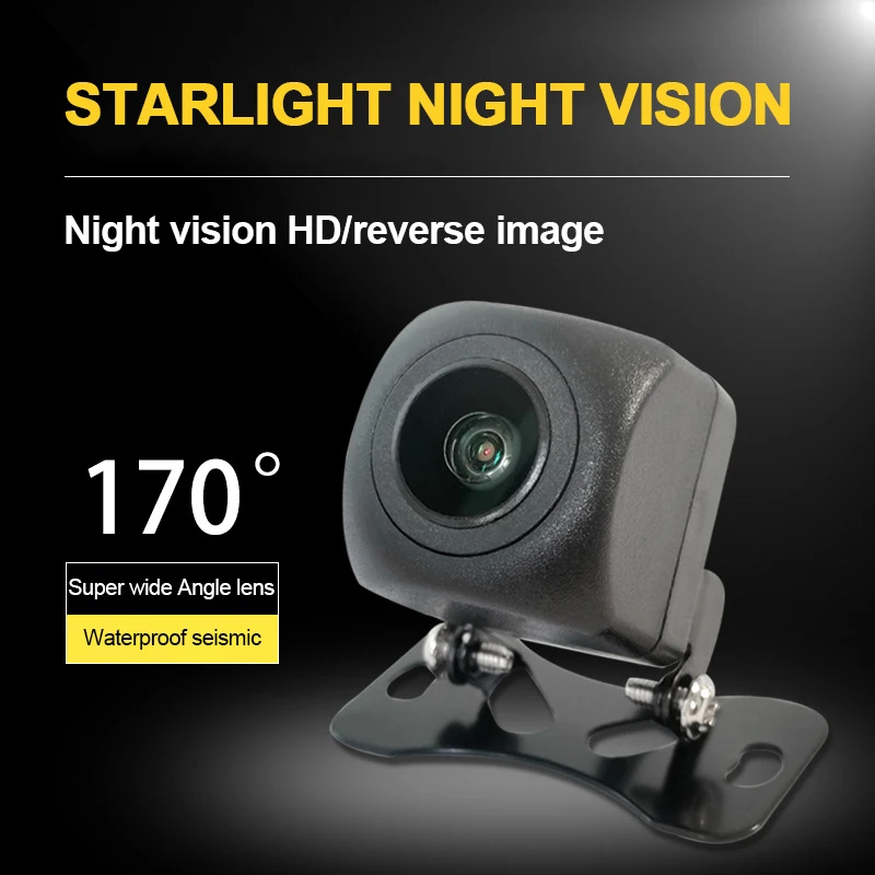 Car Rear View Camera HD Reverse Camera 170° Wide-angle Fisheye Lens Starlight Night Vision Reverse Image Waterproof Car Monitor
Car Rear View Camera HD Reverse Camera 170° Wide-angle Fisheye Lens Starlight Night Vision Reverse Image Waterproof Car Monitor