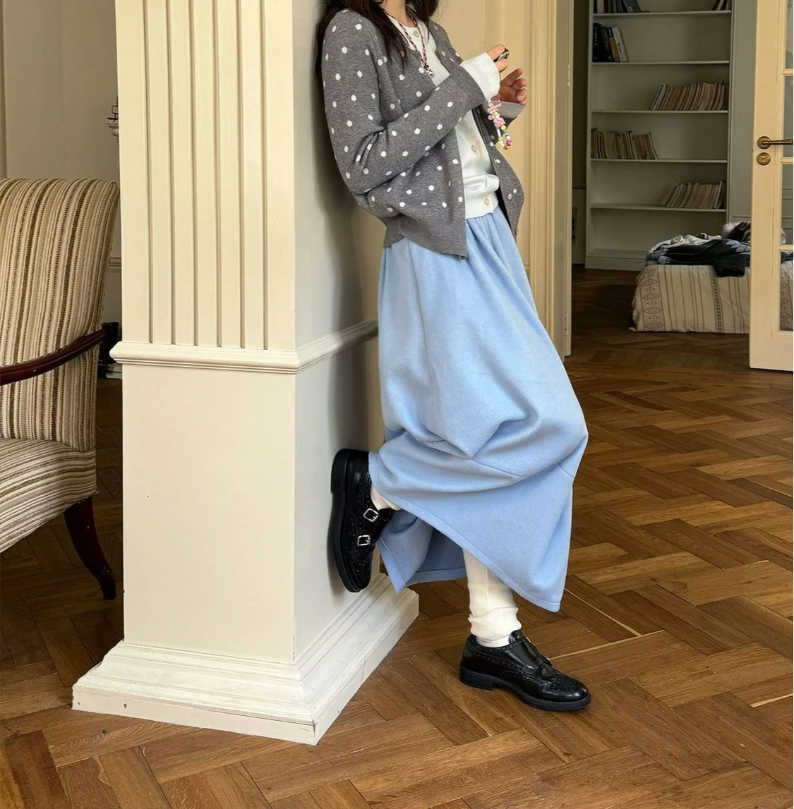 Woolen Puffy Bud Skirt Women's 2025 Autumn and Winter New Elastic Waist Versatile and Thin Woolen Skirt
Woolen Puffy Bud Skirt Women's 2025 Autumn and Winter New Elastic Waist Versatile and Thin Woolen Skirt