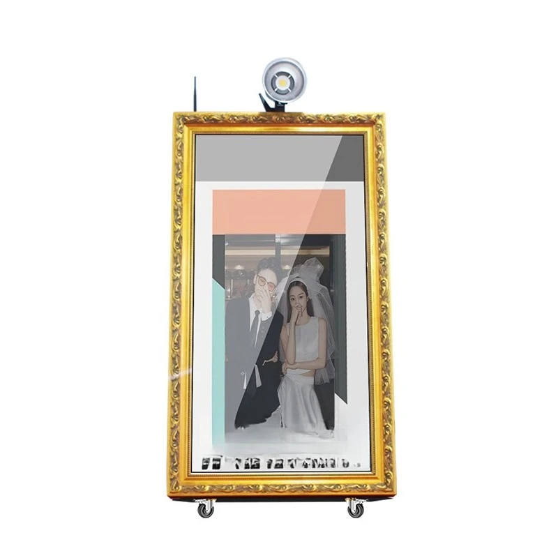 Commercial mirror interactive camera, self-service camera integrated, smart printer