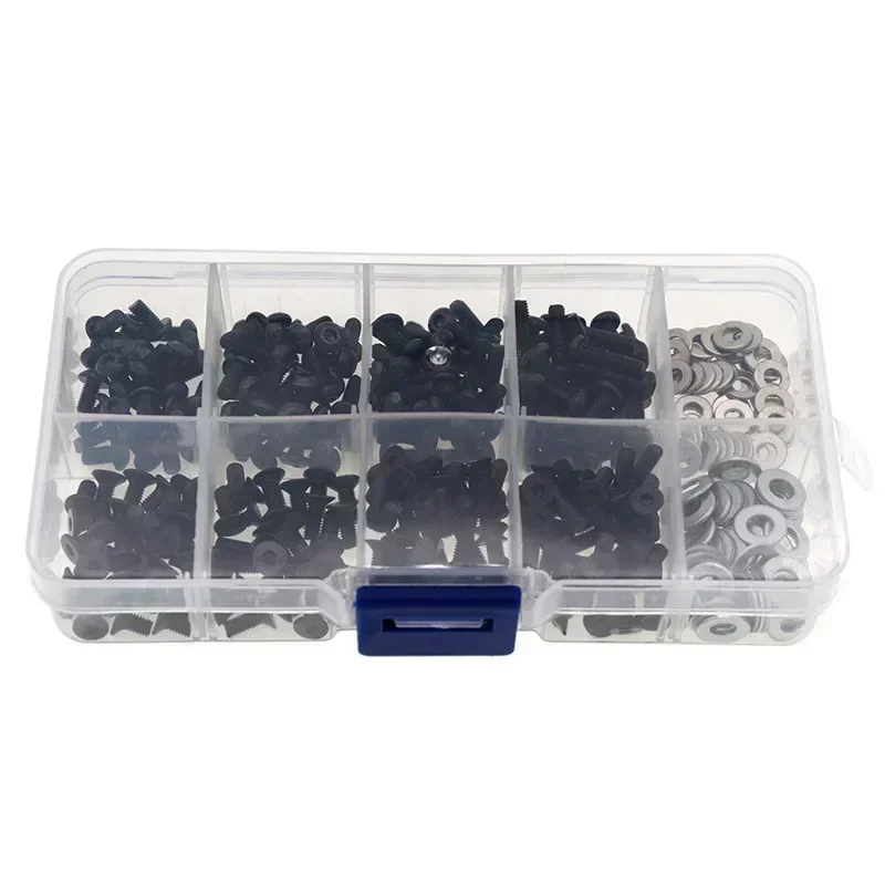 1/10 RC Car Screw Kit Repair Tool M3 M4 Bolts Washers Hardware Fasteners Hexagon Wrench for Trxs Axial Redcat HSP RC Cars
1/10 RC Car Screw Kit Repair Tool M3 M4 Bolts Washers Hardware Fasteners Hexagon Wrench for Trxs Axial Redcat HSP RC Cars