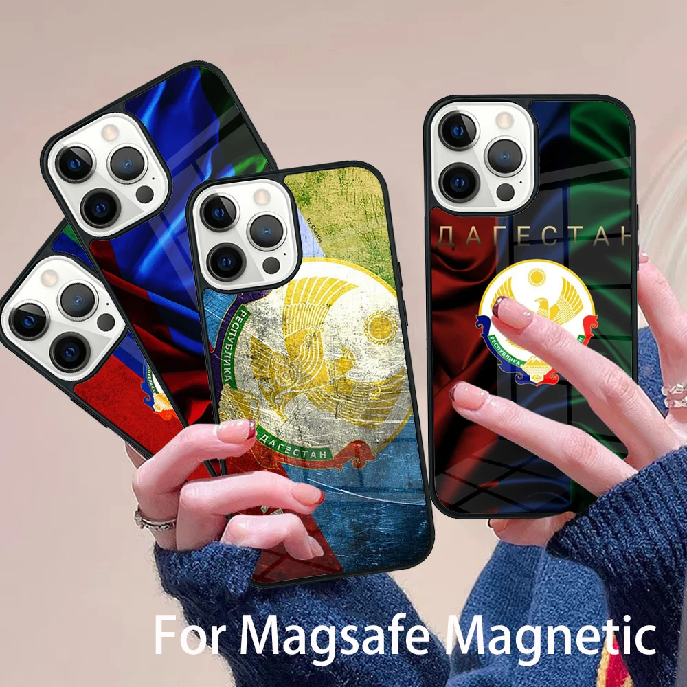 Dagestan National Flag Phone Case Magesafe Magnetic Wireless Charge Cover For IPhone 16 11 12 13 14 15 Pro Max Plus Mini
Dagestan National Flag Phone Case Magesafe Magnetic Wireless Charge Cover For IPhone 16 11 12 13 14 15 Pro Max Plus Mini