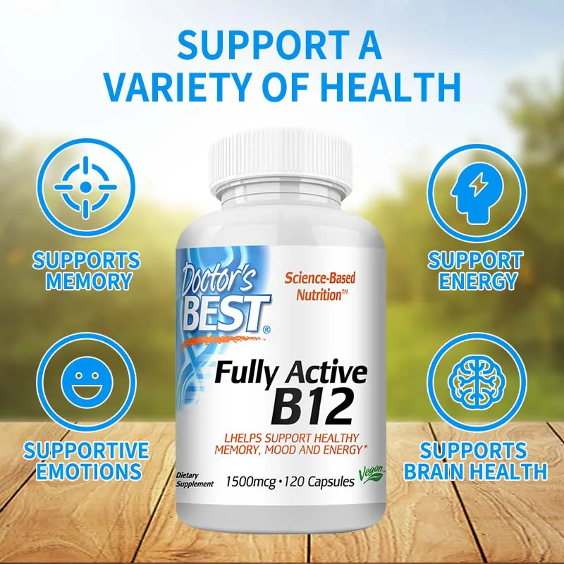 Fully Active Vitamin B12 Supplement 1,500Mcg - Helps Support Healthy Memory, Mood and Energy
Fully Active Vitamin B12 Supplement 1,500Mcg - Helps Support Healthy Memory, Mood and Energy