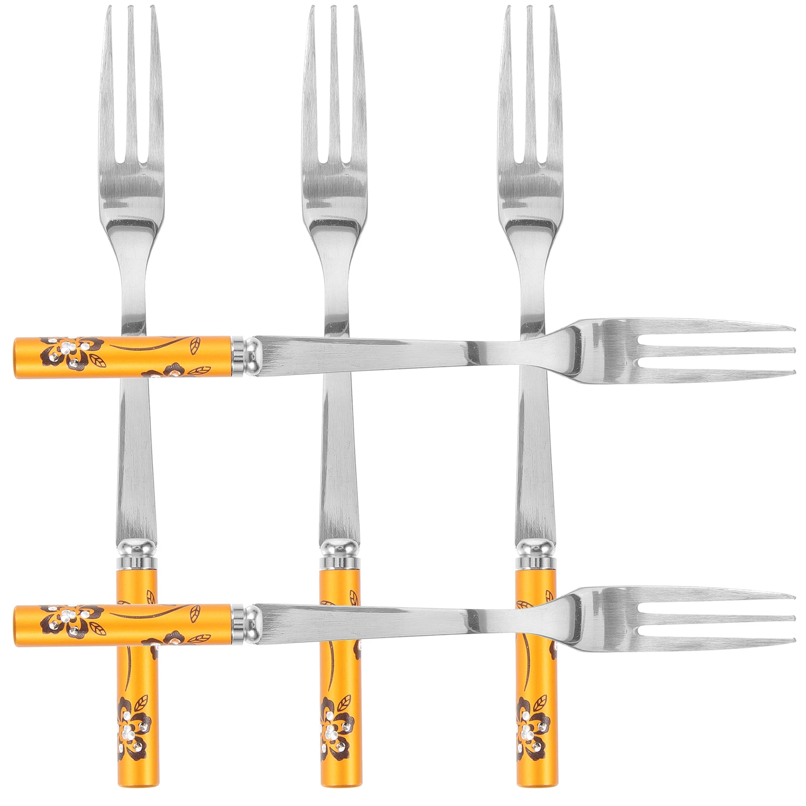 5pcs Portable Fruit Fork Stainless Steel Long Handle Mini Dessert Forks for Ice Cream Cake Cheese Appetizers Outdoor Picnic
5pcs Portable Fruit Fork Stainless Steel Long Handle Mini Dessert Forks for Ice Cream Cake Cheese Appetizers Outdoor Picnic