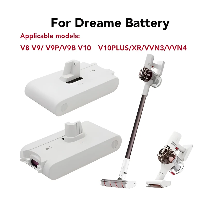 Новый литиевый аккумулятор V9 V10 для Dreame V8 V9 V10 V9P XR VVN3 VVN4, ручной беспроводной пылесос, запасные части, батарея
Новый литиевый аккумулятор V9 V10 для Dreame V8 V9 V10 V9P XR VVN3 VVN4, ручной беспроводной пылесос, запасные части, батарея