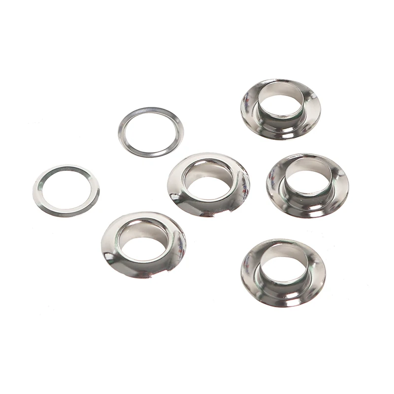 200sets 10mm InnerDiameter Bright Silver Brass Eyelet with Grommet Mushroom Type for Leathercraft Shoes Bag Clothes Accessories
200sets 10mm InnerDiameter Bright Silver Brass Eyelet with Grommet Mushroom Type for Leathercraft Shoes Bag Clothes Accessories