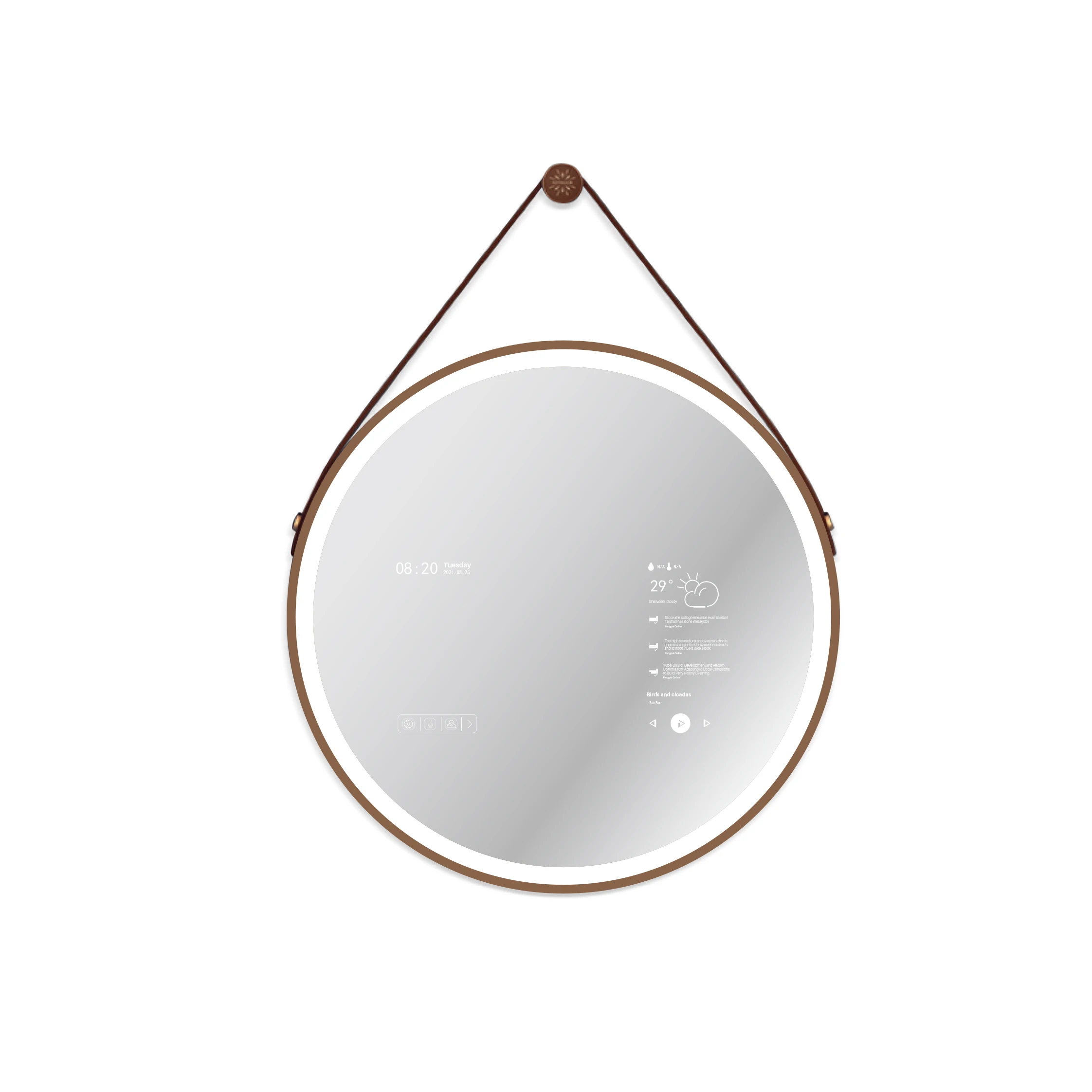 Tv Mirror/bathroom Makeup Light Led Smart Touch Circle Vanity Bath Magic Mirror With Factory Price
Tv Mirror/bathroom Makeup Light Led Smart Touch Circle Vanity Bath Magic Mirror With Factory Price