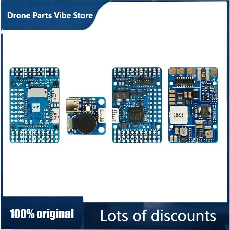 FyOriginal Matek H743-WLITE FC-H743-Wing Lite Version with OSD for ArduPilot INAV FPV Drone Quadcopter, Alternative to F765-WSE
FyOriginal Matek H743-WLITE FC-H743-Wing Lite Version with OSD for ArduPilot INAV FPV Drone Quadcopter, Alternative to F765-WSE