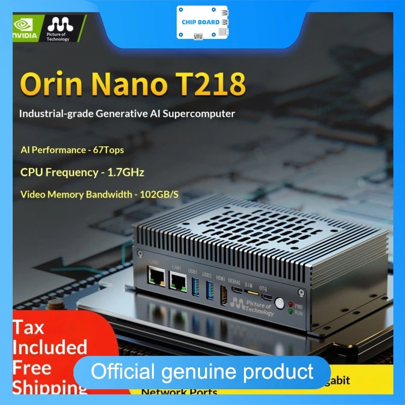 tuwei matrimonioT218 Плата разработки Jetson Orin Nano Super Kit, кромка вычислительной коробки AI модель T218.
tuwei matrimonioT218 Плата разработки Jetson Orin Nano Super Kit, кромка вычислительной коробки AI модель T218.