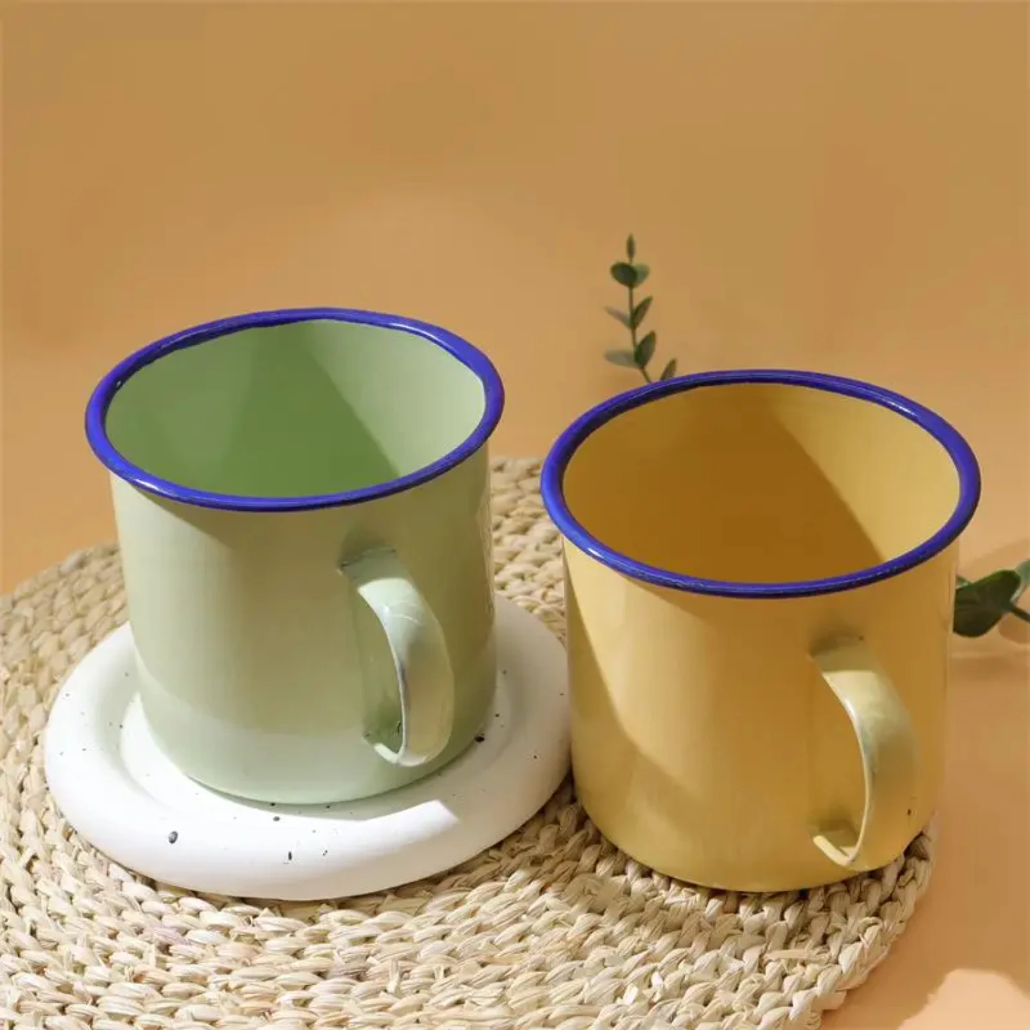 Vintage Pure Color Enamel Mug Coffee Cup Travel Tea Cup Water Milk Cups Portable Camping Mugs with Handle Drinkware
Vintage Pure Color Enamel Mug Coffee Cup Travel Tea Cup Water Milk Cups Portable Camping Mugs with Handle Drinkware