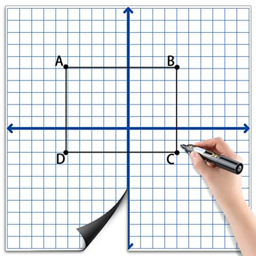 2 Pieces Jumbo Magnetic Xy Coordinate Dry Erase Grid 26 x 26 Inch, Magnet Graph Whiteboard for Classrooms, Teaching, Learning T
2 Pieces Jumbo Magnetic Xy Coordinate Dry Erase Grid 26 x 26 Inch, Magnet Graph Whiteboard for Classrooms, Teaching, Learning T