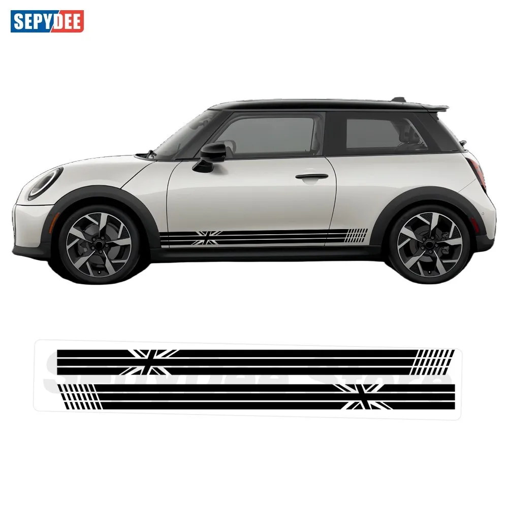 2Pcs Union Jack Graphics Door Side Stripes Skirt Sticker Vinyl Decal For MINI Cooper SE J01 F65 F66 F67 JCW Car Accessories
2Pcs Union Jack Graphics Door Side Stripes Skirt Sticker Vinyl Decal For MINI Cooper SE J01 F65 F66 F67 JCW Car Accessories
