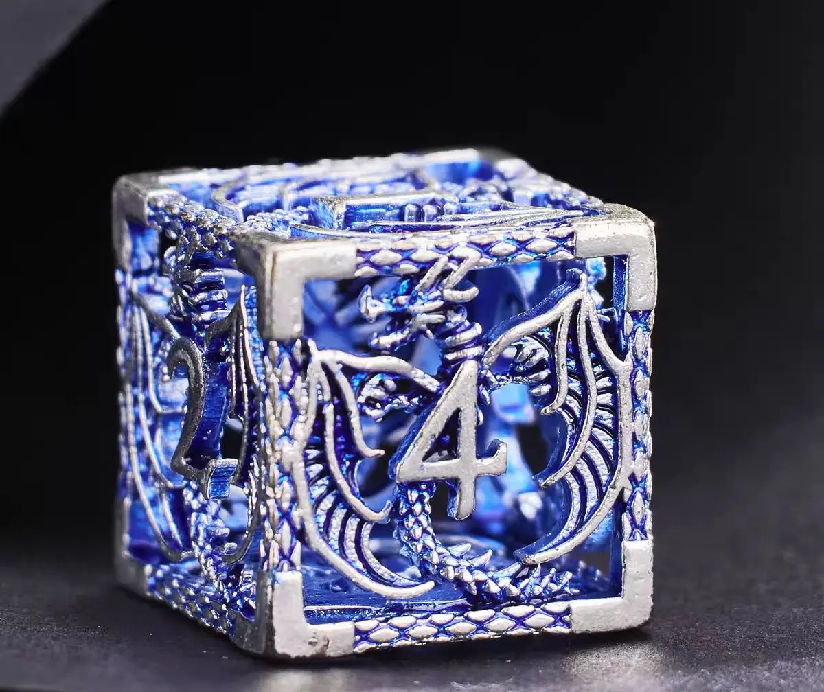 Hollow Metal Dices Dragon Dices Sharp Edged Cubes for DND Dice player tabletop Games
Hollow Metal Dices Dragon Dices Sharp Edged Cubes for DND Dice player tabletop Games