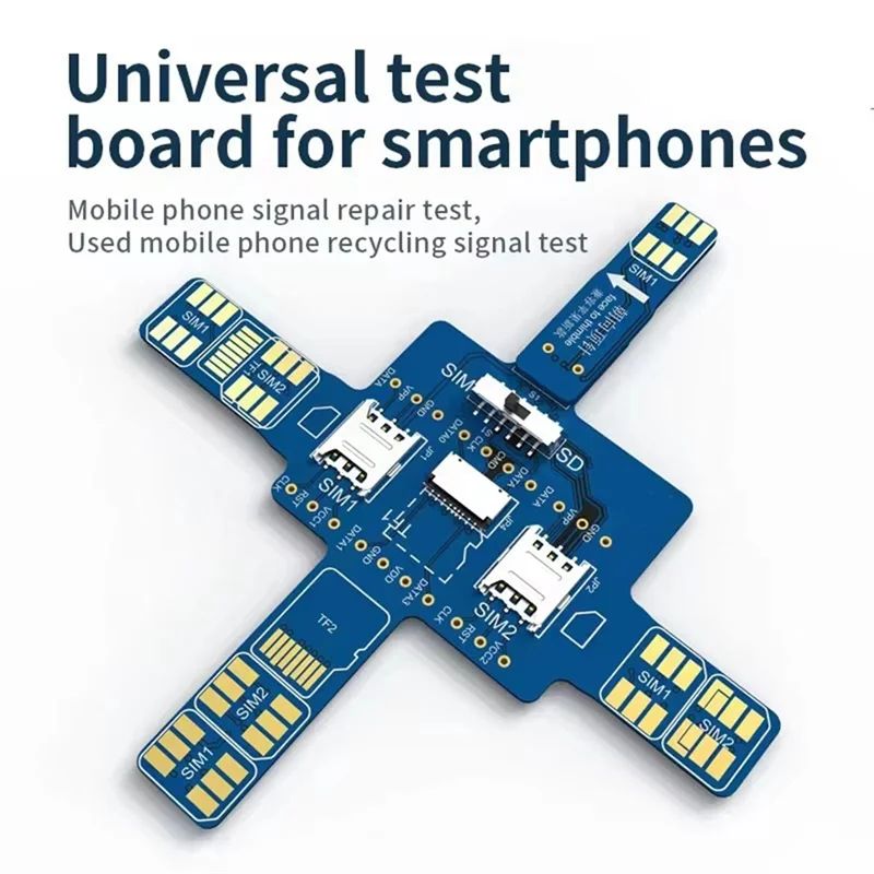A66F-Smartphone Signal Tester Board SD Card Reader Tool SIM Card Reader Problem Replacement
A66F-Smartphone Signal Tester Board SD Card Reader Tool SIM Card Reader Problem Replacement