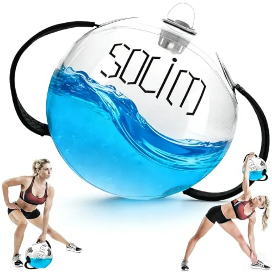 Водные утяжелители Aqua Bag в форме шара: альтернатива мешку с песком для силовых тренировок, портативное оборудование для фитнеса и укрепления кора.
Водные утяжелители Aqua Bag в форме шара: альтернатива мешку с песком для силовых тренировок, портативное оборудование для фитнеса и укрепления кора.