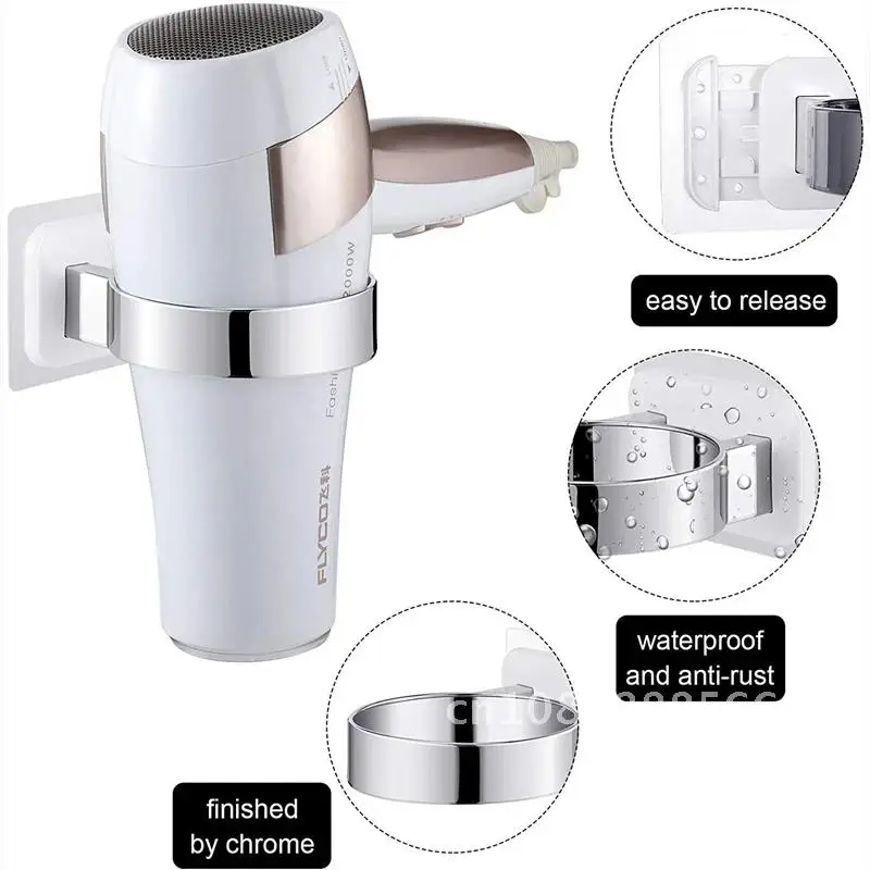 Wall-mounted Hair Dryer Holder Organized Rack Bathroom Self Adhesive Blow Dryer Holder Rack for HairDryer Bathroom Accessories
Wall-mounted Hair Dryer Holder Organized Rack Bathroom Self Adhesive Blow Dryer Holder Rack for HairDryer Bathroom Accessories