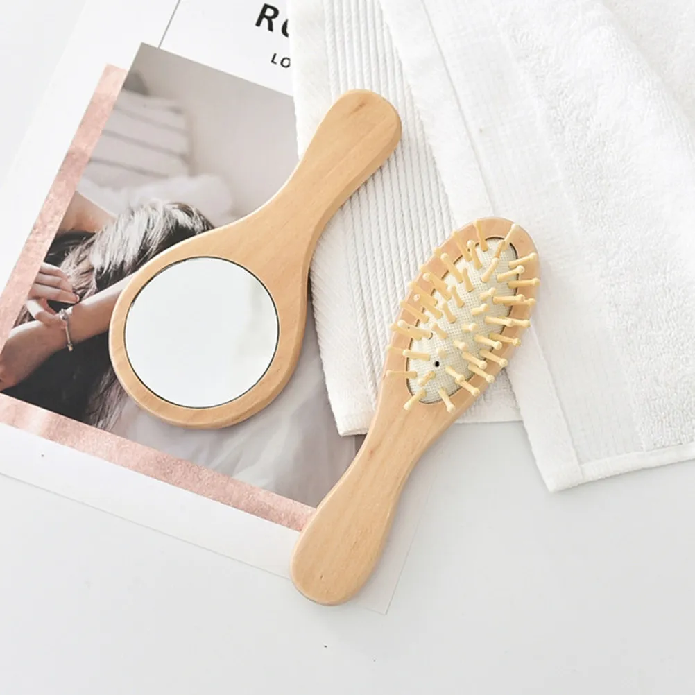 Набор из 2 предметов: зеркало и расческа в винтажном стиле, портативное косметическое зеркало с четкой и безискажающей поверхностью, элегантный дизайн, подарок для путешествий
Набор из 2 предметов: зеркало и расческа в винтажном стиле, портативное косметическое зеркало с четкой и безискажающей поверхностью, элегантный дизайн, подарок для путешествий