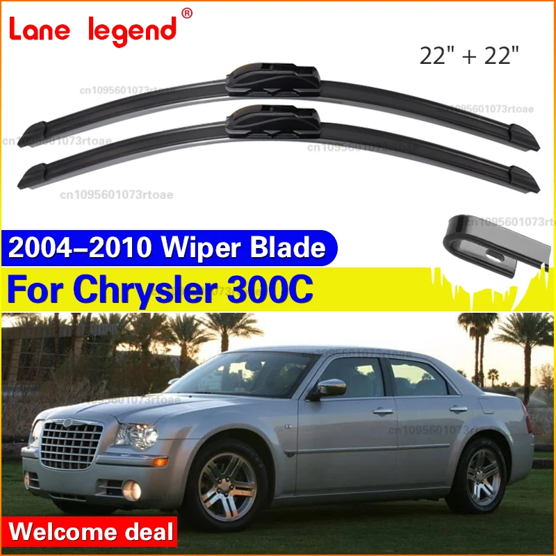 For Chrysler 300C 2004-2010 Car Windshield Wiper Blade U-type Soft Rubber Frameless Bracketless Car Wipers 22"+22"
For Chrysler 300C 2004-2010 Car Windshield Wiper Blade U-type Soft Rubber Frameless Bracketless Car Wipers 22"+22"