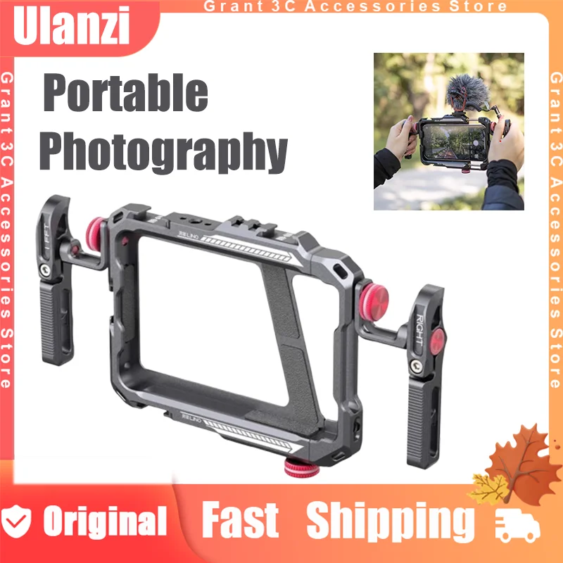 Ulanzi Lino Universal Smartphone Cage Protective Case Custom Adjustable Handle Cold Shoe Mount for iPhone Samsung Xiaomi Vlog
Ulanzi Lino Universal Smartphone Cage Protective Case Custom Adjustable Handle Cold Shoe Mount for iPhone Samsung Xiaomi Vlog