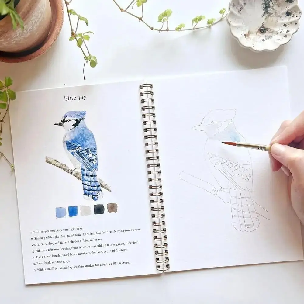 Beginner-Friendly Watercolor Workbooks with Paint Brush Novelty Watercolor Painting Book Kid Entertainment Art Crafts
Beginner-Friendly Watercolor Workbooks with Paint Brush Novelty Watercolor Painting Book Kid Entertainment Art Crafts