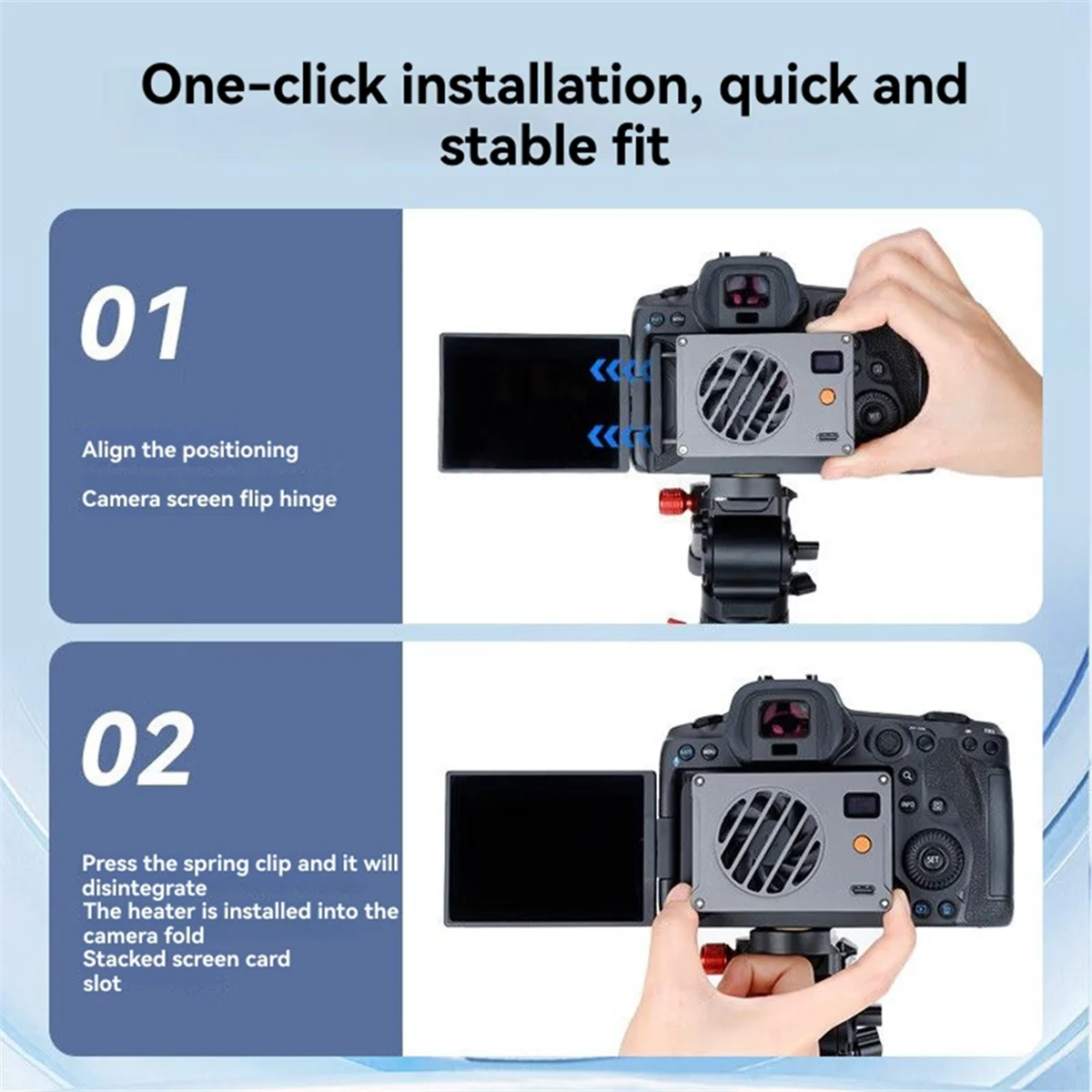 Camera Semiconductor Radiator for ZVE10/A7S3/A7C2/ R5/R6/R8 XT4 Photographic Equipment Camera Radiator
Camera Semiconductor Radiator for ZVE10/A7S3/A7C2/ R5/R6/R8 XT4 Photographic Equipment Camera Radiator