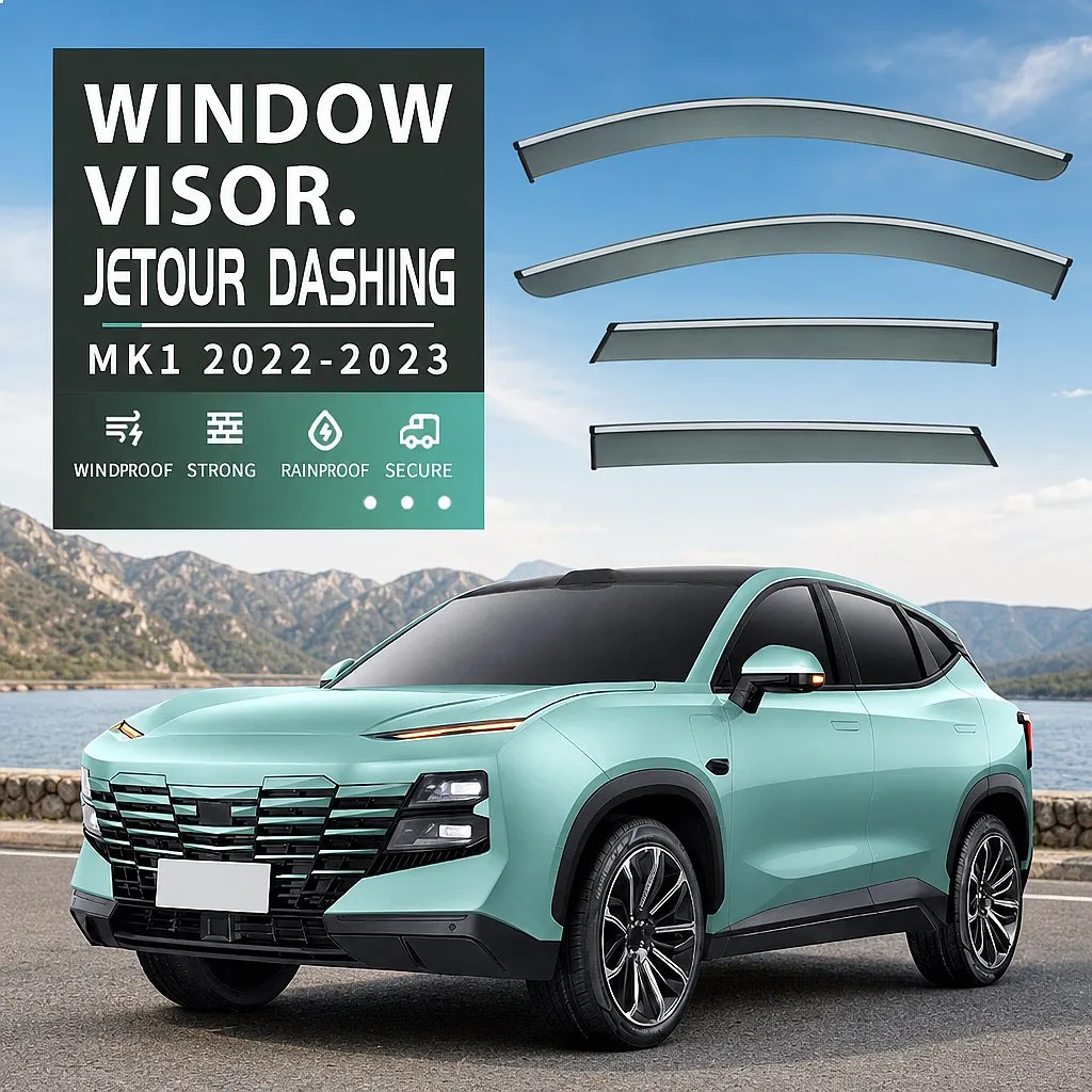 For Chery Jetour Dashing 2022+ Car Window Visor Rain Sun Shade Awning Side Windshield Accessories
For Chery Jetour Dashing 2022+ Car Window Visor Rain Sun Shade Awning Side Windshield Accessories