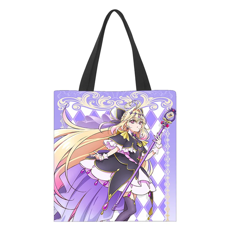 Star Detective Precure Anime Peripheral Canvas Tote Bag Moria Ruruka Cartoon Print Portable Shopping Bag Student Gifts
Star Detective Precure Anime Peripheral Canvas Tote Bag Moria Ruruka Cartoon Print Portable Shopping Bag Student Gifts