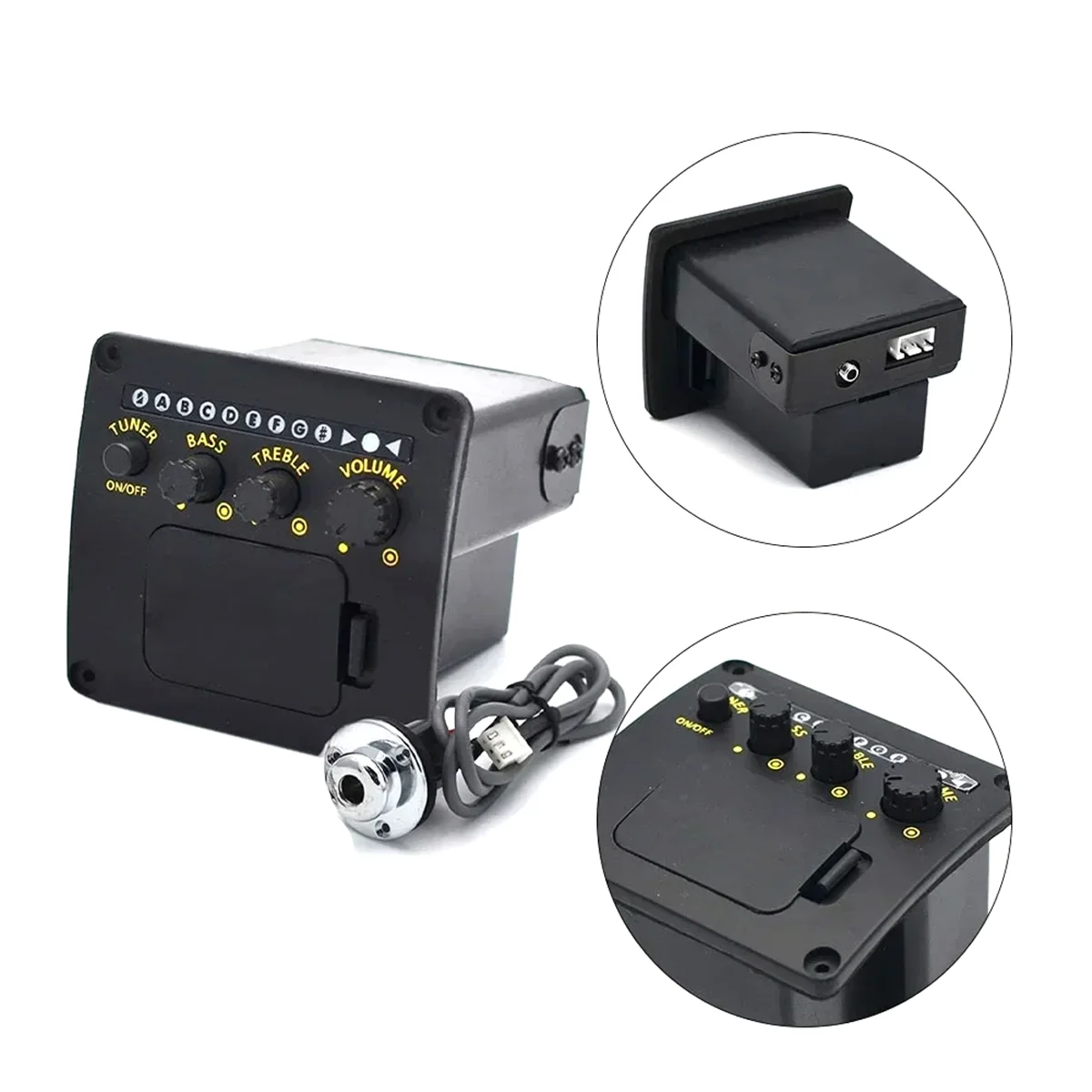 FRLI-yProfessional Acoustic Guitar Preamp EQ Tuner Pickup Guitar Pickups Preamp Tuner Piezo Pickup Equalizer Guitar
FRLI-yProfessional Acoustic Guitar Preamp EQ Tuner Pickup Guitar Pickups Preamp Tuner Piezo Pickup Equalizer Guitar