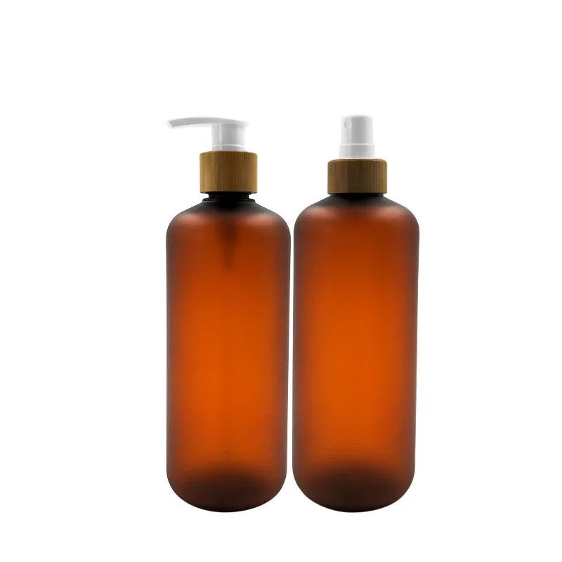 whosesale Shampoo skincare bamboo oil bottle Amber Frosted Cosmetic Bamboo Spray Pump Lid PET Plastic cbd Bottles,costemic tools
whosesale Shampoo skincare bamboo oil bottle Amber Frosted Cosmetic Bamboo Spray Pump Lid PET Plastic cbd Bottles,costemic tools