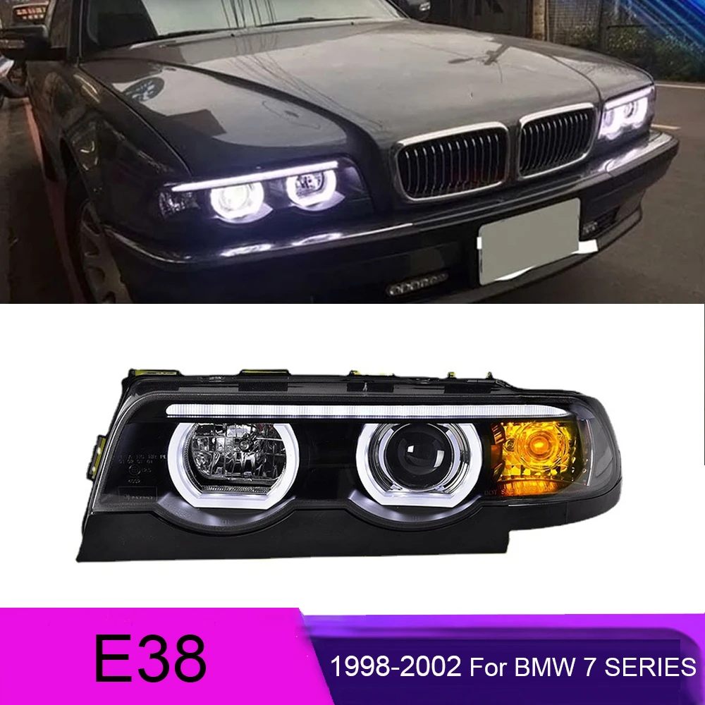 Led Headlight Assembly for BMW 7-series E38 1998-2002 728 LED Width Light Lens Low Beam Halogen High Beam
Led Headlight Assembly for BMW 7-series E38 1998-2002 728 LED Width Light Lens Low Beam Halogen High Beam
