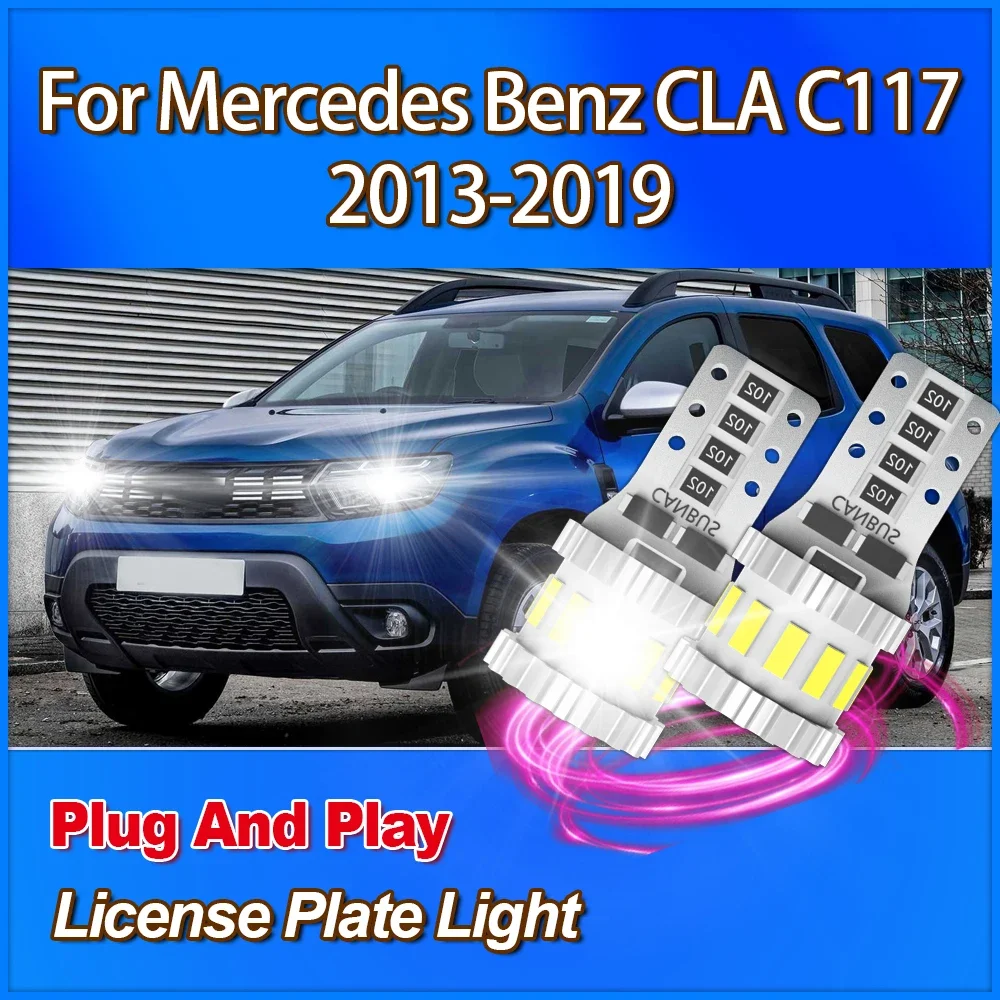 2PCS W5W T10 License Plate Light 3400LM Super Bright Auto LED Lights 6W Plug And Play 12V For Mercedes Benz CLA C117 2013-2019
2PCS W5W T10 License Plate Light 3400LM Super Bright Auto LED Lights 6W Plug And Play 12V For Mercedes Benz CLA C117 2013-2019