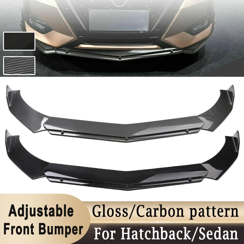 Universal Front Bumper Lip Spoiler Front Skirt Splitter Car Body Exterior Protective Extension Decoration for BMW Benz VW Honda
Universal Front Bumper Lip Spoiler Front Skirt Splitter Car Body Exterior Protective Extension Decoration for BMW Benz VW Honda