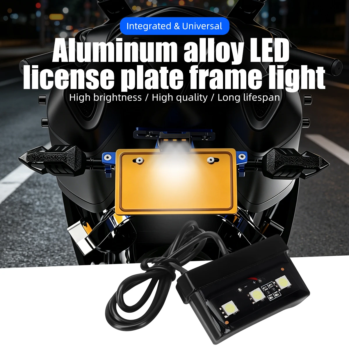1pc Motorcycle License Plate Light Mini 12V Waterproof Rear Tail Motorbike Light for Honda Kawasaki License Plate Light
1pc Motorcycle License Plate Light Mini 12V Waterproof Rear Tail Motorbike Light for Honda Kawasaki License Plate Light