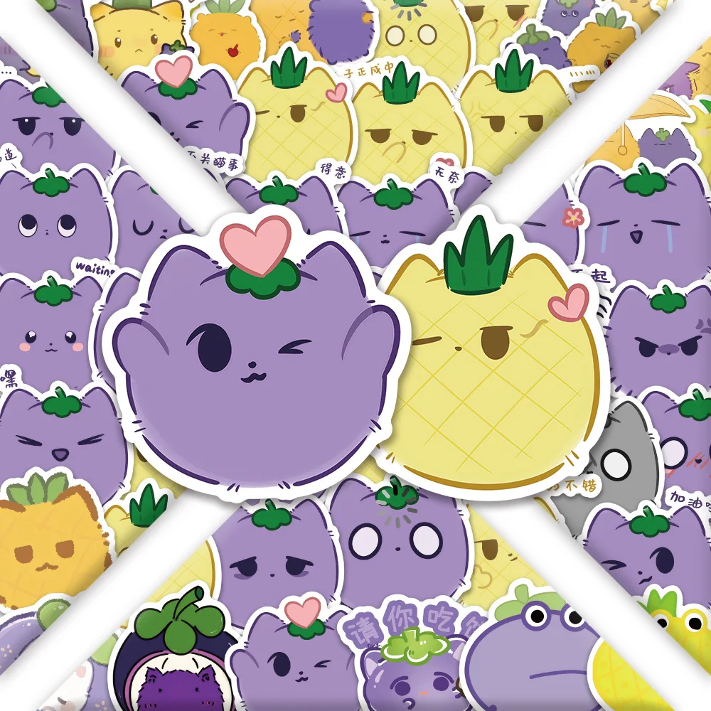 10/60PCS Mangkhut Pineapple Cat Graffiti Stickers Exquisite DIY Toys Secret for Bottle Scrapbook Travel Bag Aesthetic Decals
10/60PCS Mangkhut Pineapple Cat Graffiti Stickers Exquisite DIY Toys Secret for Bottle Scrapbook Travel Bag Aesthetic Decals