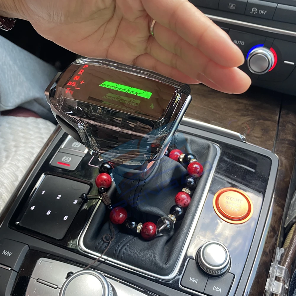 For Audi Q7 Gear shift knob A6 5 c6 s6 a4 q5 crystal LED lights Gearshift Lever Controllercar lossless accessory refit automati
For Audi Q7 Gear shift knob A6 5 c6 s6 a4 q5 crystal LED lights Gearshift Lever Controllercar lossless accessory refit automati