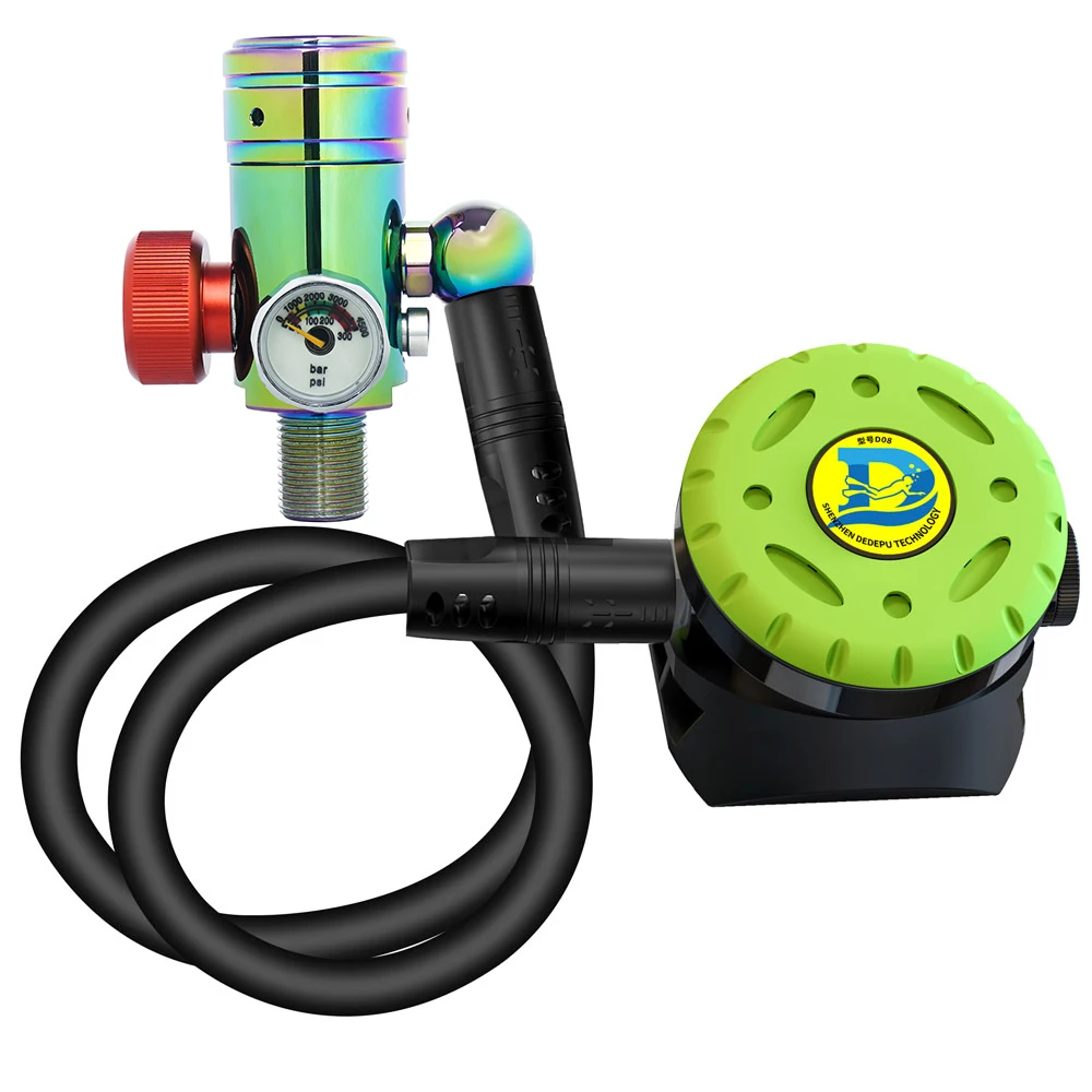 DEDEPU Color-plated Brass First-Stage Regulator+Plastic Second-Stage Regulator for M18*1.5 Scuba Tank
DEDEPU Color-plated Brass First-Stage Regulator+Plastic Second-Stage Regulator for M18*1.5 Scuba Tank