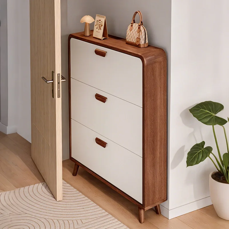 Extremely narrow and ultra-thin shoe cabinet integrated with home storage, home door 2025 new model outside the door corridor
Extremely narrow and ultra-thin shoe cabinet integrated with home storage, home door 2025 new model outside the door corridor