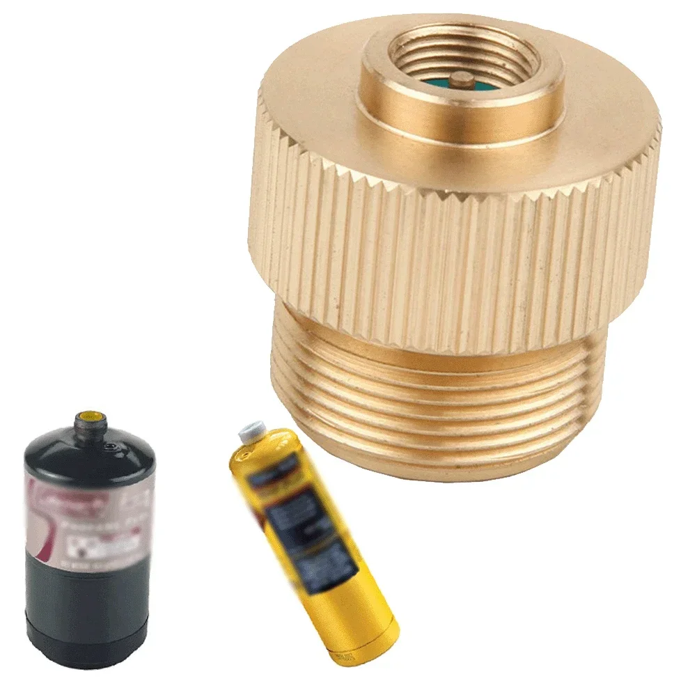 Camping Stove Gas Tank Adapter Valve 1"-20 UNF To 7/16"-28UNF For MAPP Gas Tank Camping Stove Tank Convert
Camping Stove Gas Tank Adapter Valve 1"-20 UNF To 7/16"-28UNF For MAPP Gas Tank Camping Stove Tank Convert