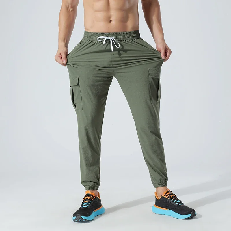 Men's Spring Summer Ice Silk Crop Pants Loose Quick Drying Sports Cargo Joggers Sweatpants Pencil Pants
Men's Spring Summer Ice Silk Crop Pants Loose Quick Drying Sports Cargo Joggers Sweatpants Pencil Pants