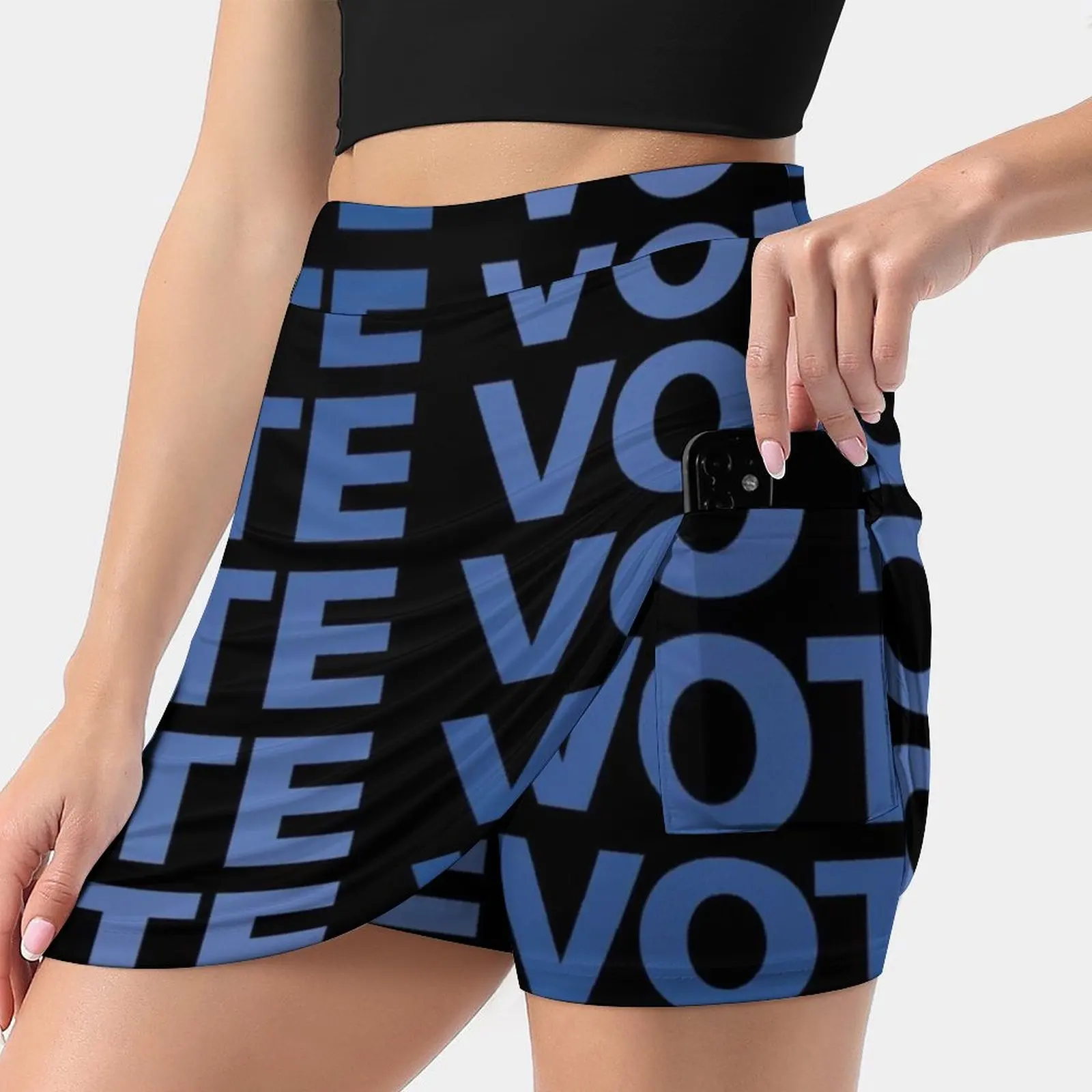 Vote Election Женская юбка со скрытым карманом теннисная юбка для гольфа юбки для бадминтона юбки для бега Vote
Vote Election Женская юбка со скрытым карманом теннисная юбка для гольфа юбки для бадминтона юбки для бега Vote