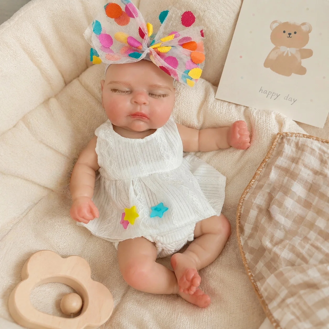 Lovely 8 inch Soft Silicone Realistic Bebe Doll Peaches Super Cute Girl Doll High Quality/New Outfits Doll For Families' Gift
Lovely 8 inch Soft Silicone Realistic Bebe Doll Peaches Super Cute Girl Doll High Quality/New Outfits Doll For Families' Gift