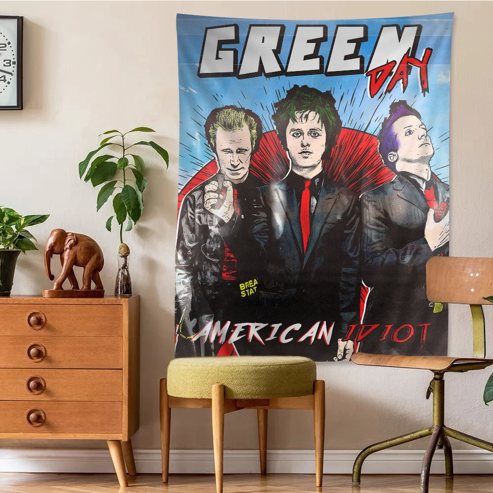 Vintage Poster Green Day Rock Band Hanging Bohemian Tapestry Cheap Hippie Wall Hanging Mandala Wall Hanging Home Decor
Vintage Poster Green Day Rock Band Hanging Bohemian Tapestry Cheap Hippie Wall Hanging Mandala Wall Hanging Home Decor