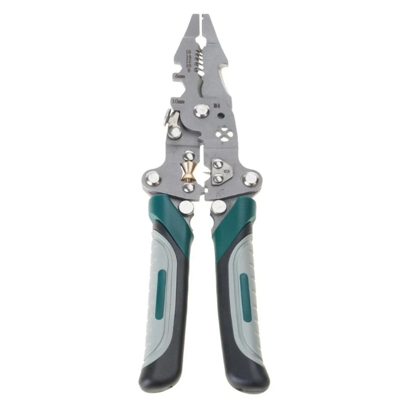 652F Multifunctional Foldable Wire Stripping Pliers Cable Cutter Crimper with Pulley Design for Electrical and DIY Projects
652F Multifunctional Foldable Wire Stripping Pliers Cable Cutter Crimper with Pulley Design for Electrical and DIY Projects