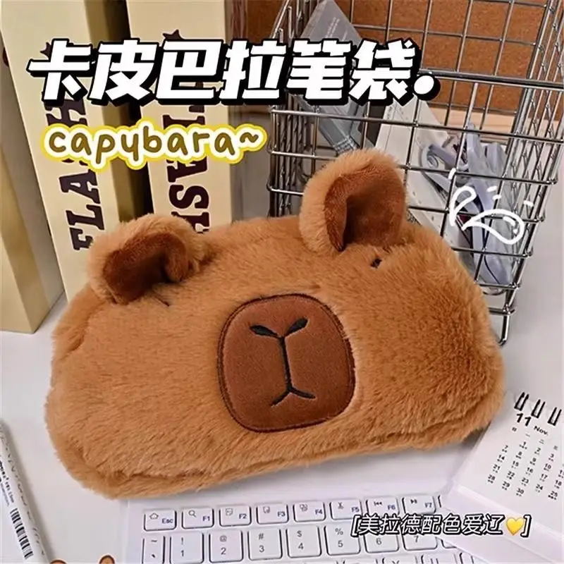 New Kawaii Capybara Pencil Storage Bag Cartoon Animal Pen Case Multifunction Large Capacity Stationery Pouch Gift
New Kawaii Capybara Pencil Storage Bag Cartoon Animal Pen Case Multifunction Large Capacity Stationery Pouch Gift